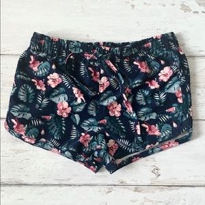 Girls 3T 4T Real Clothing UK Girls Shorts 3-4 Yrs Navy Floral Print Kids